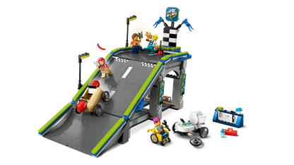 Lego City 60460 Brez meja: Klančina za dirkanje z avtomobilčki