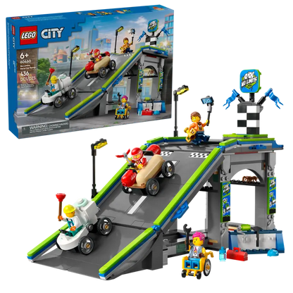 Lego City 60460 Brez meja: Klančina za dirkanje z avtomobilčki