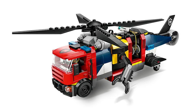 Lego City 60462 Remiks helikopter, gasilsko vozilo in podmornica
