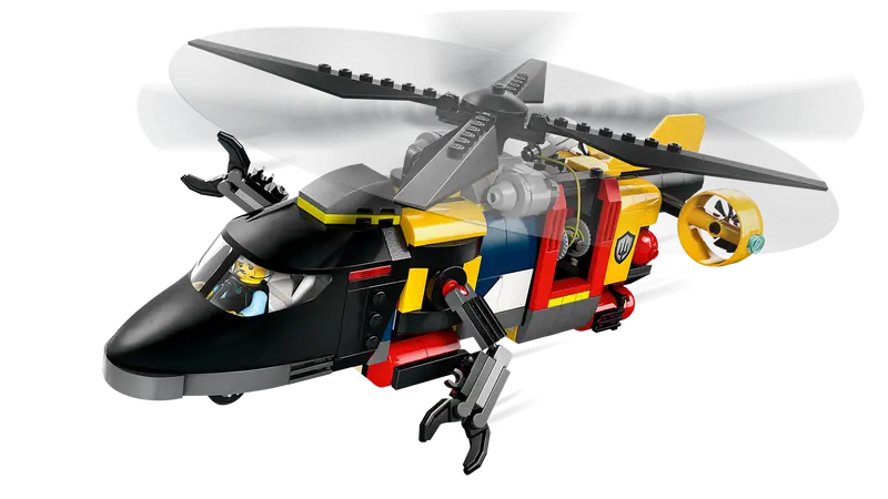 Lego City 60462 Remiks helikopter, gasilsko vozilo in podmornica