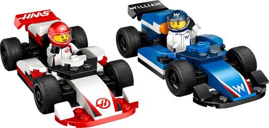 Lego City 60464 Dirkalnika Williams Racing F1 in Haas F1