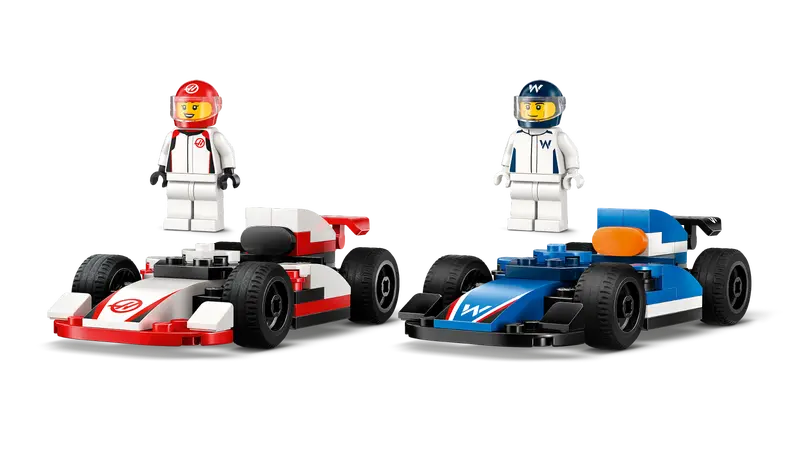 Lego City 60464 Dirkalnika Williams Racing F1 in Haas F1