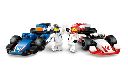 Lego City 60464 Dirkalnika Williams Racing F1 in Haas F1