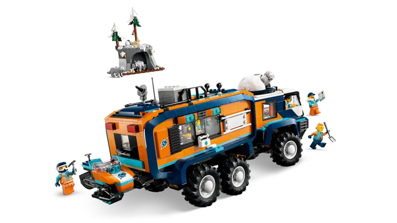 Lego City 60471 Tovornjak z znanstvenim laboratorijem za arktične raziskovalce