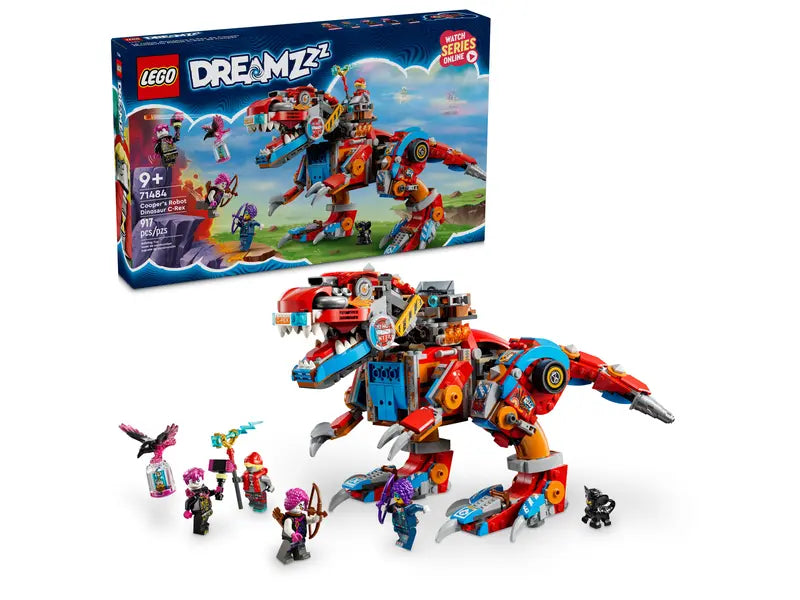 LEGO Dreamzzz 71484 Cooperjev robotski dinozaver C-zaver 2v1