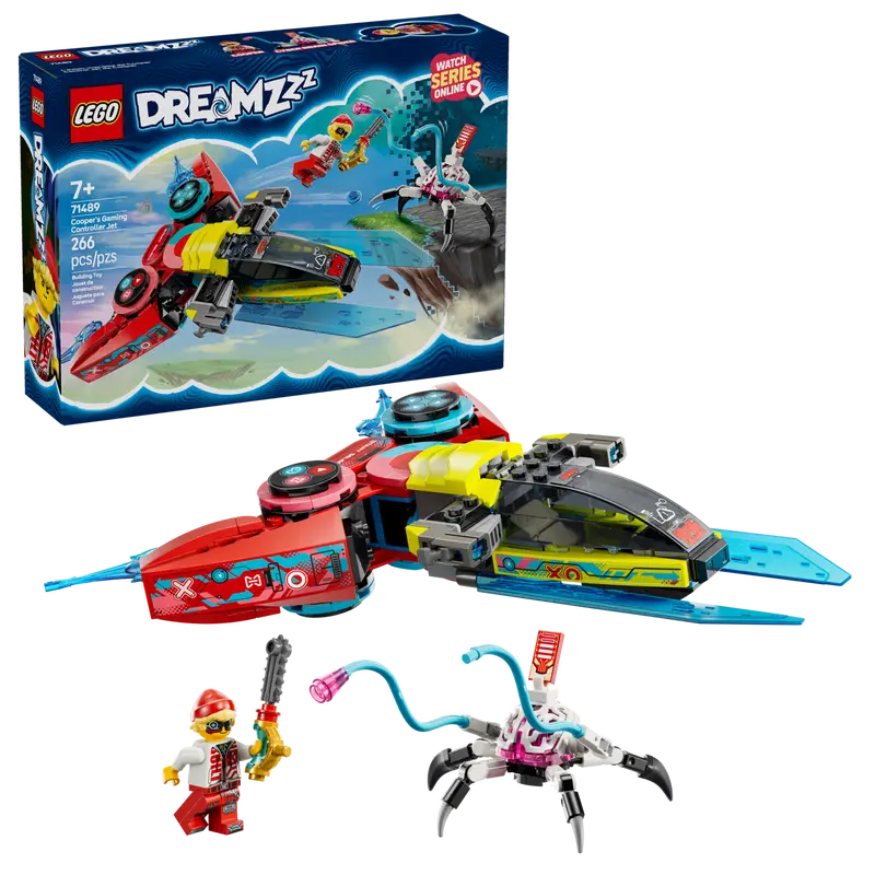 LEGO Dreamzzz 71489 Cooperjev reaktivec z igričarskim krmilnikom