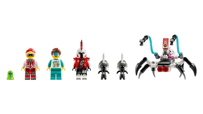 LEGO Dreamzzz 71497 Cooperjev robotski oklep tigra in Zerojev dirkalnik Hot Rod