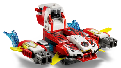 LEGO Dreamzzz 71497 Cooperjev robotski oklep tigra in Zerojev dirkalnik Hot Rod