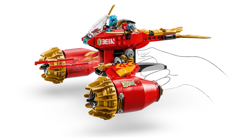 Lego Ninjago 71830 Kaijevo nevihtno robotsko vozilo