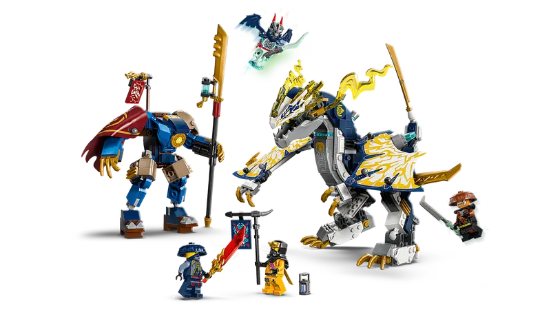 Lego Ninjago 71843 Rogue v robotskem oklepu jezdi zmaja