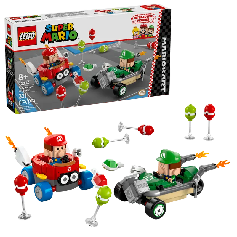 Lego Super Mario 72034 Mario Kart – Baby Mario vs Baby Luigi