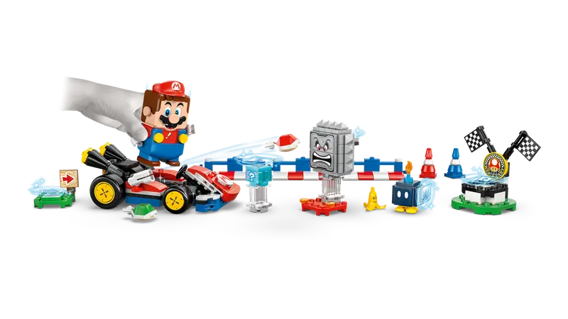 Lego Super Mario 72043 Mario Kart – Interaktivni LEGO Mario & Standard Kart