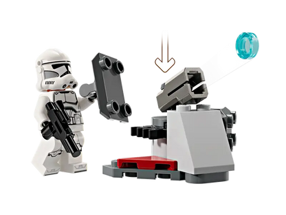 LEGO 75372 Star Wars: Bojni paket Klonski bojevnik in Bojni droid