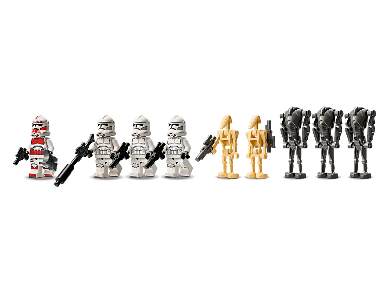 LEGO 75372 Star Wars: Bojni paket Klonski bojevnik in Bojni droid