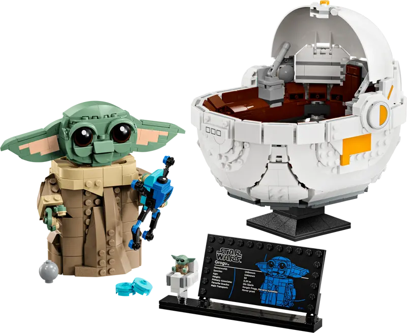 Lego Star Wars 75403 Grogu z lebdilnim vozičkom