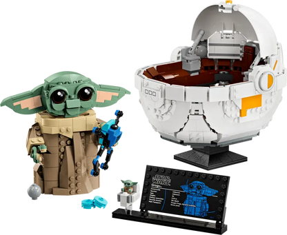 Lego Star Wars 75403 Grogu z lebdilnim vozičkom