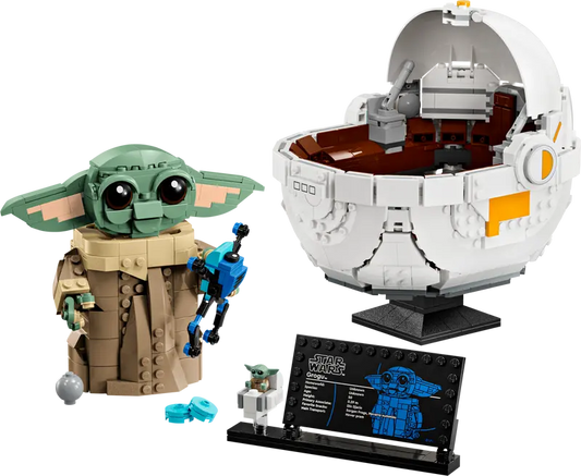 Lego Star Wars 75403 Grogu z lebdilnim vozičkom
