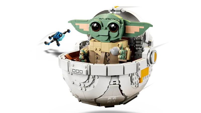 Lego Star Wars 75403 Grogu z lebdilnim vozičkom