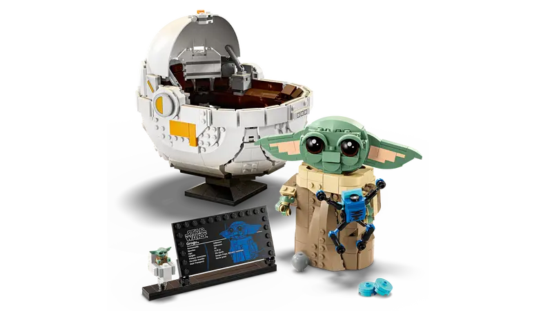 Lego Star Wars 75403 Grogu z lebdilnim vozičkom