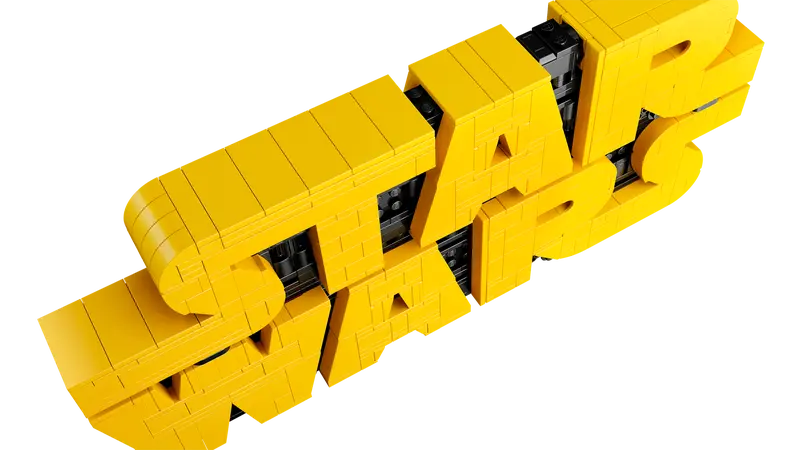 Lego Star Wars 75407 Iz kock sestavljeni logotip Vojna zvezd