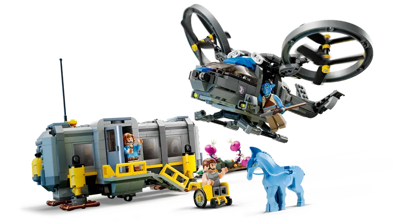 Lego Avatar 75573 Lebdeče gore: Mesto 26 in RDA Samson
