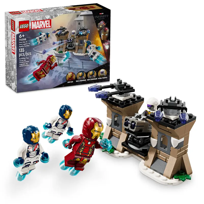 Lego Super Heroes 76288 Iron Man in Iron Legion proti vojaku Hydre