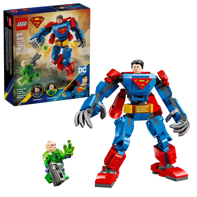Lego Super Heroes 76302 Supermanov robotski oklep proti Lexu Luthorju