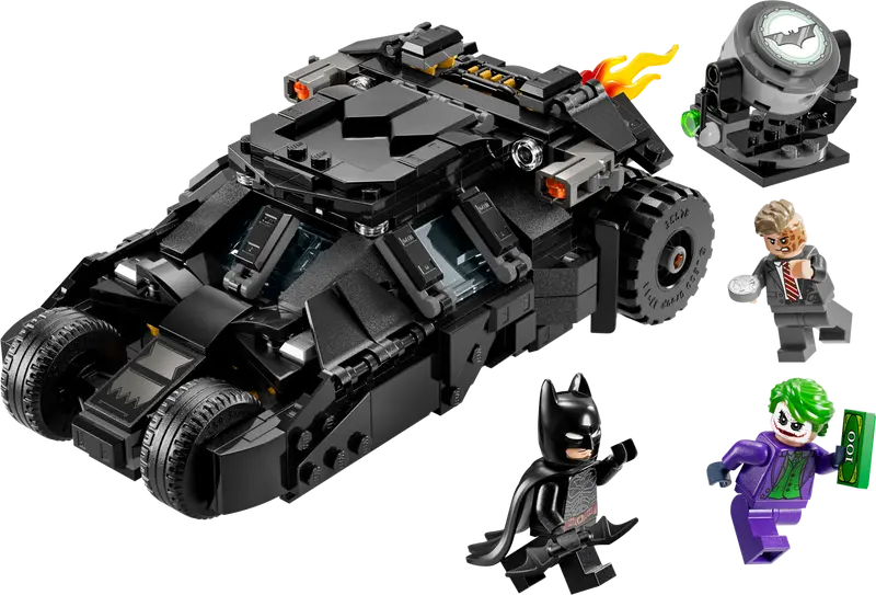 Lego Super Heroes 76303 Batmanov Tumbler proti Two Faceu in Jokerju
