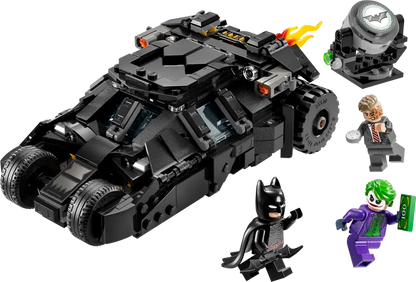 Lego Super Heroes 76303 Batmanov Tumbler proti Two Faceu in Jokerju