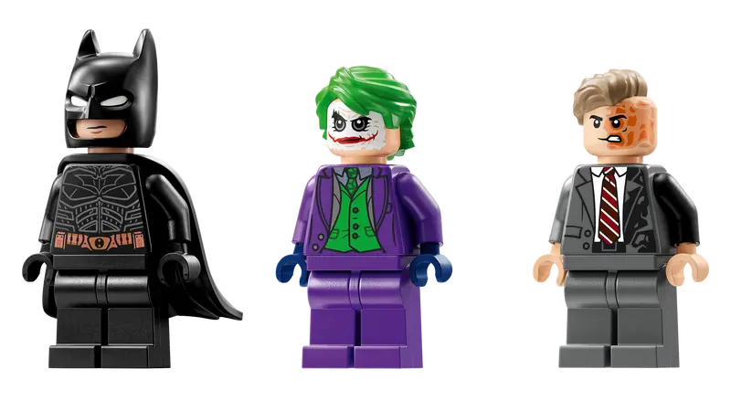 Lego Super Heroes 76303 Batmanov Tumbler proti Two Faceu in Jokerju