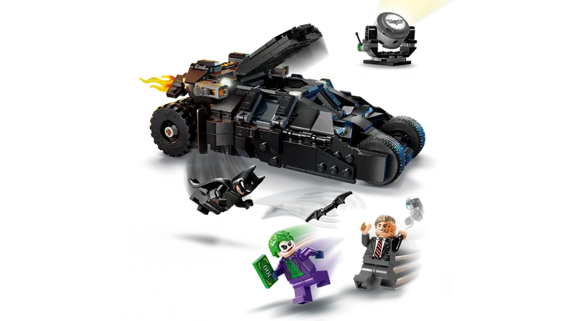 Lego Super Heroes 76303 Batmanov Tumbler proti Two Faceu in Jokerju