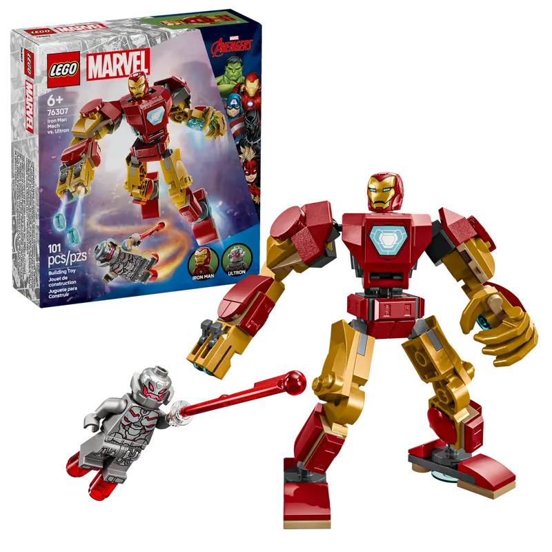 Lego Super Heroes 76307 Robotski oklep Iron Man proti Ultronu