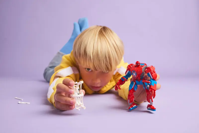 Lego Super Heroes 76308 Robotski oklep Spider-Man proti Anti-Venomu