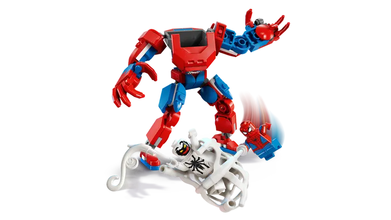 Lego Super Heroes 76308 Robotski oklep Spider-Man proti Anti-Venomu