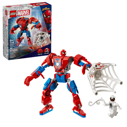 Lego Super Heroes 76308 Robotski oklep Spider-Man proti Anti-Venomu