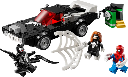 Lego Super Heroes 76309 Spider-Man proti Venomovemu avtu z močnim motorjem