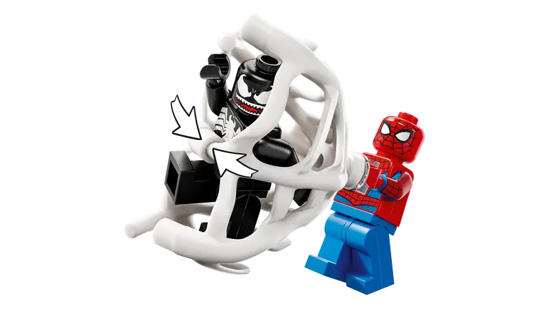Lego Super Heroes 76309 Spider-Man proti Venomovemu avtu z močnim motorjem
