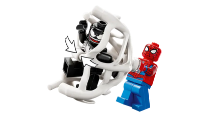Lego Super Heroes 76309 Spider-Man proti Venomovemu avtu z močnim motorjem