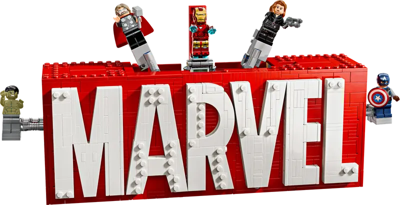 Lego Super Heroes 76313 Logotip in minifigure MARVEL