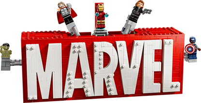 Lego Super Heroes 76313 Logotip in minifigure MARVEL