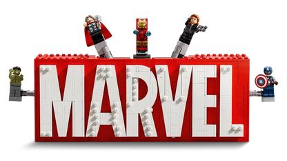 Lego Super Heroes 76313 Logotip in minifigure MARVEL