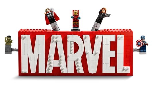 Lego Super Heroes 76313 Logotip in minifigure MARVEL