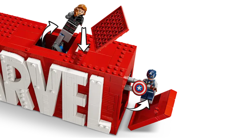 Lego Super Heroes 76313 Logotip in minifigure MARVEL