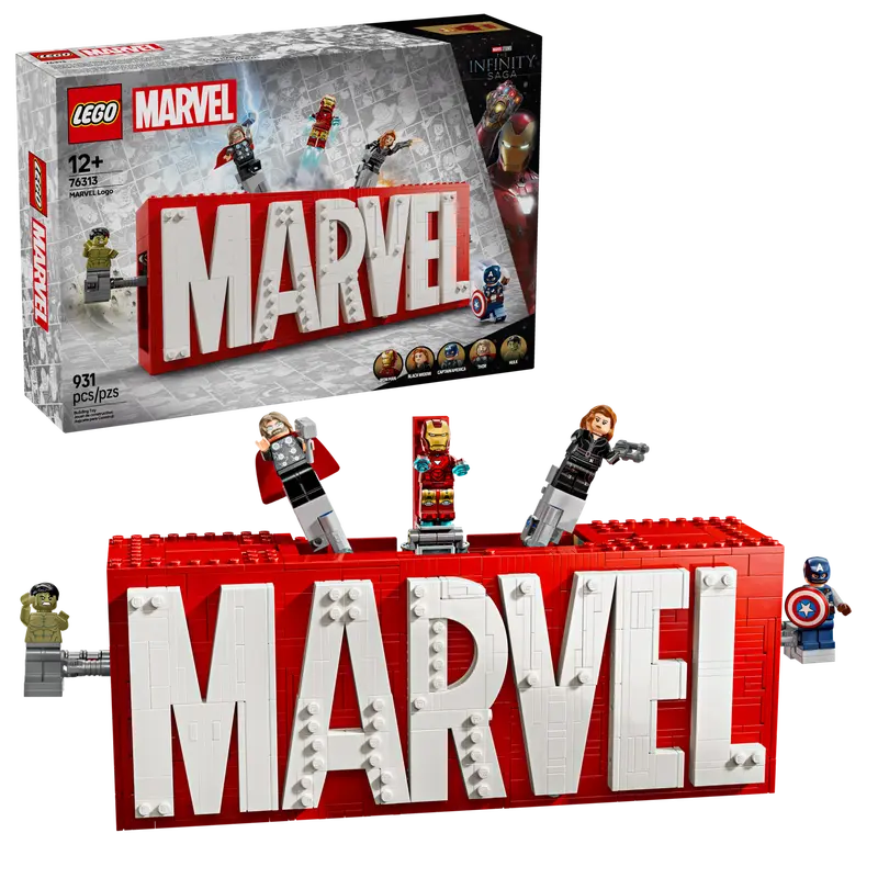 Lego Super Heroes 76313 Logotip in minifigure MARVEL