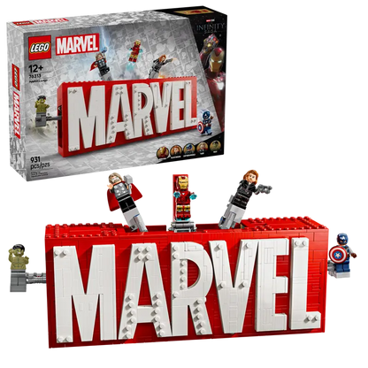 Lego Super Heroes 76313 Logotip in minifigure MARVEL