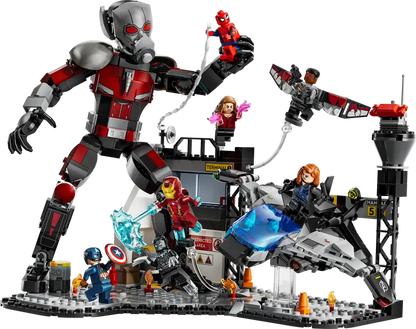Lego Super Heroes 76314 Stotnik Amerika: Državljanska vojna, akcijska bitka