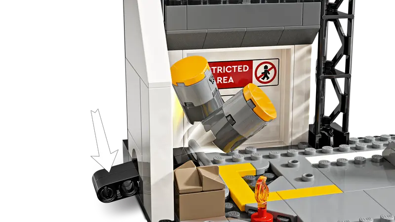 Lego Super Heroes 76314 Stotnik Amerika: Državljanska vojna, akcijska bitka