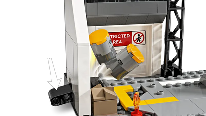 Lego Super Heroes 76314 Stotnik Amerika: Državljanska vojna, akcijska bitka