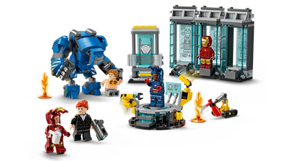 Lego Super Heroes 76315 Iron Manov laboratorij: Dvorana oklepov