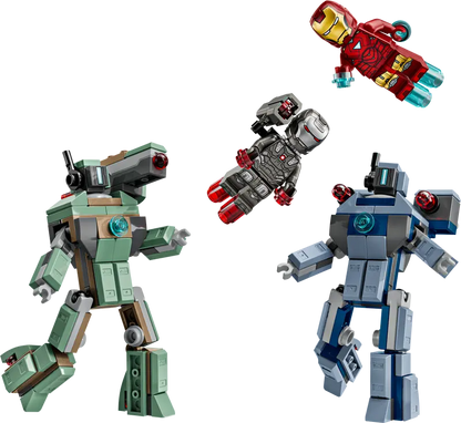 Lego Super Heroes 76320 Iron Man in War Machine proti dronom Hammer